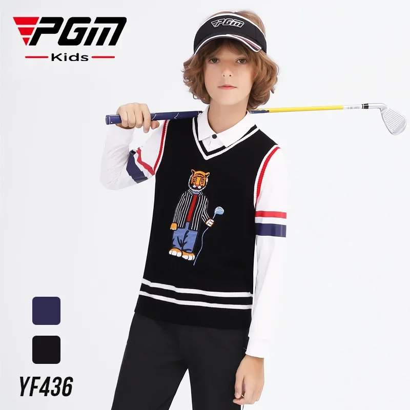 PGM autumn and winter golf children's sweater boys vest vest comfortable and warm
PGM autumn and winter golf children's sweater boys vest vest comfortable and warm