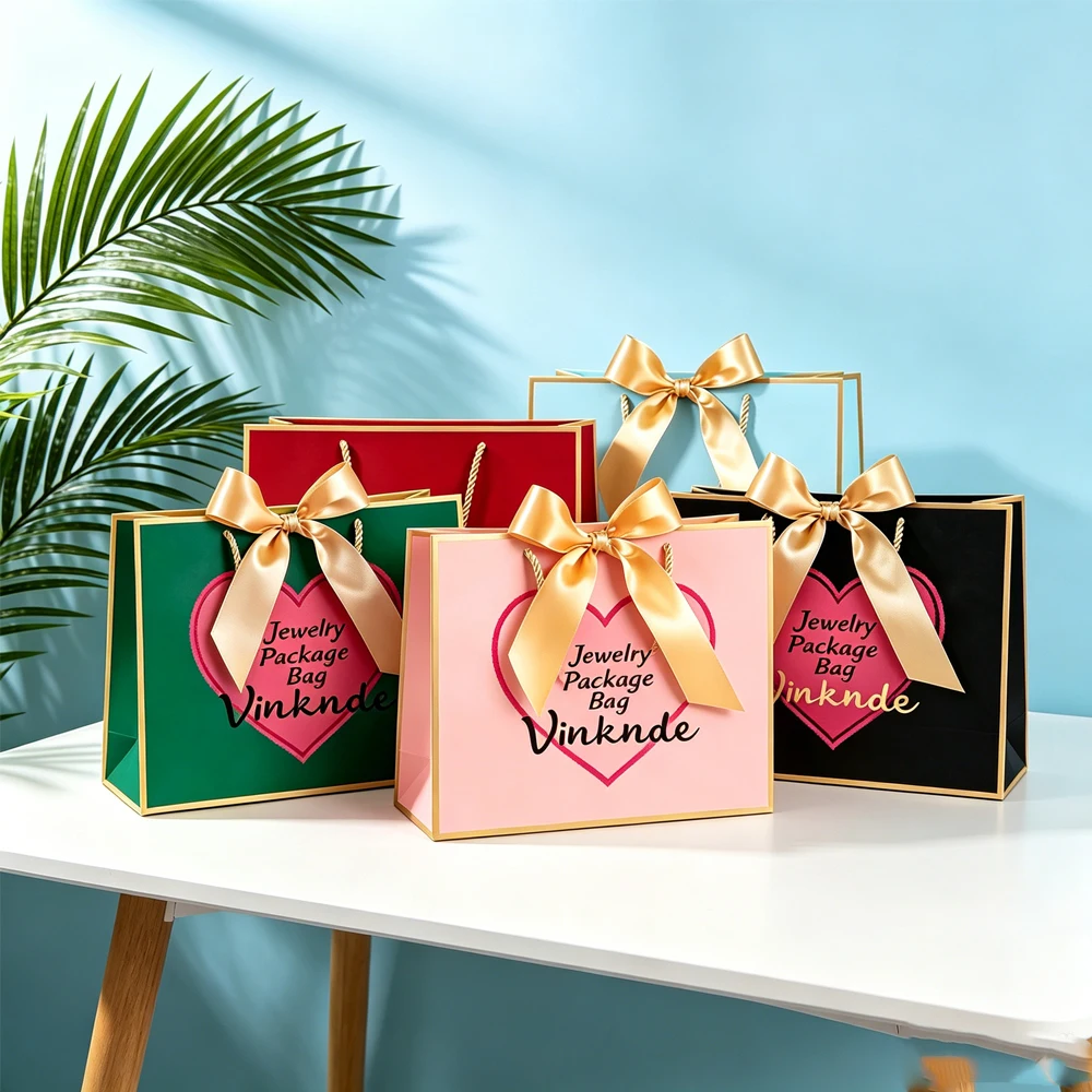 24Pcs Jewelry Gift Bag with Bow Ribbon Shopping Wedding Packaging Storage Bags For Earrings Brooch Flowers Perfume Clothing Shoe
24Pcs Jewelry Gift Bag with Bow Ribbon Shopping Wedding Packaging Storage Bags For Earrings Brooch Flowers Perfume Clothing Shoe
