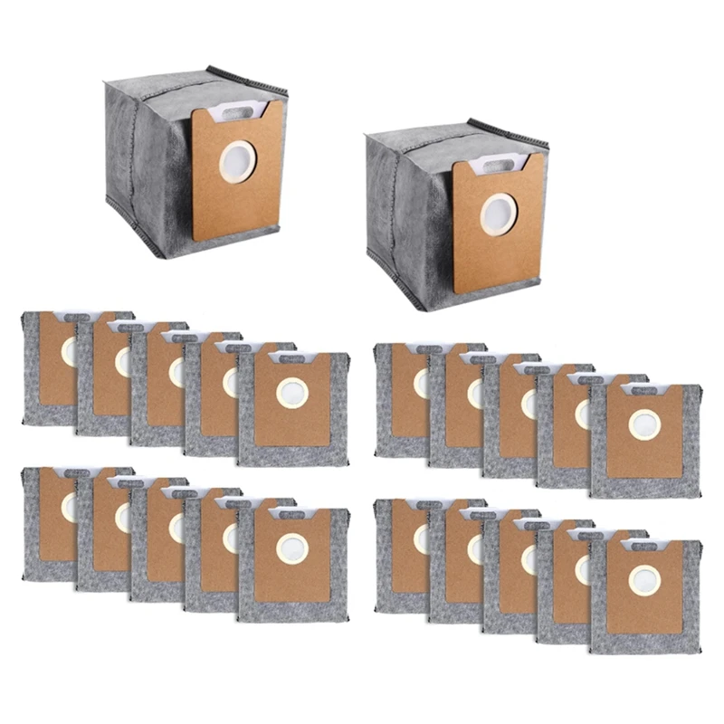 22Pcs Replacement Dust Bags For Eufy Clean G35+, G40+, G40 Hybrid+ Auto-Empty Station, Dust Bags Vacuum Parts
22Pcs Replacement Dust Bags For Eufy Clean G35+, G40+, G40 Hybrid+ Auto-Empty Station, Dust Bags Vacuum Parts
