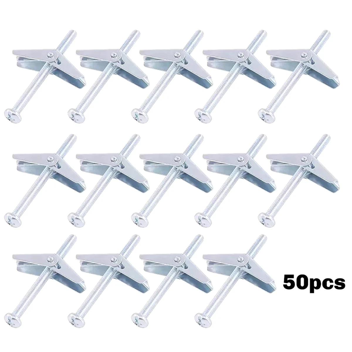 ABLP 50PCS 1/8 Inch Toggle Bolts for Drywall, Heavy Duty Drywall Anchors Kit, Dry Wall Anchors and Screws Kit for Ceiling
ABLP 50PCS 1/8 Inch Toggle Bolts for Drywall, Heavy Duty Drywall Anchors Kit, Dry Wall Anchors and Screws Kit for Ceiling