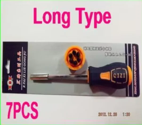 GOOD QUALITY long handle 7 in 1 precision philips and slotted screwdriver set Hand Repair Tool Interchangeable NO.20436
GOOD QUALITY long handle 7 in 1 precision philips and slotted screwdriver set Hand Repair Tool Interchangeable NO.20436