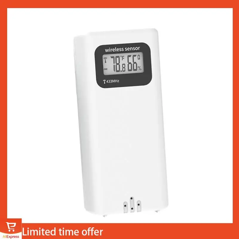 Fresh Rainproof Forecast Sensor Temperature Humidity Meter Wireless 433 Weather Station Black
Fresh Rainproof Forecast Sensor Temperature Humidity Meter Wireless 433 Weather Station Black