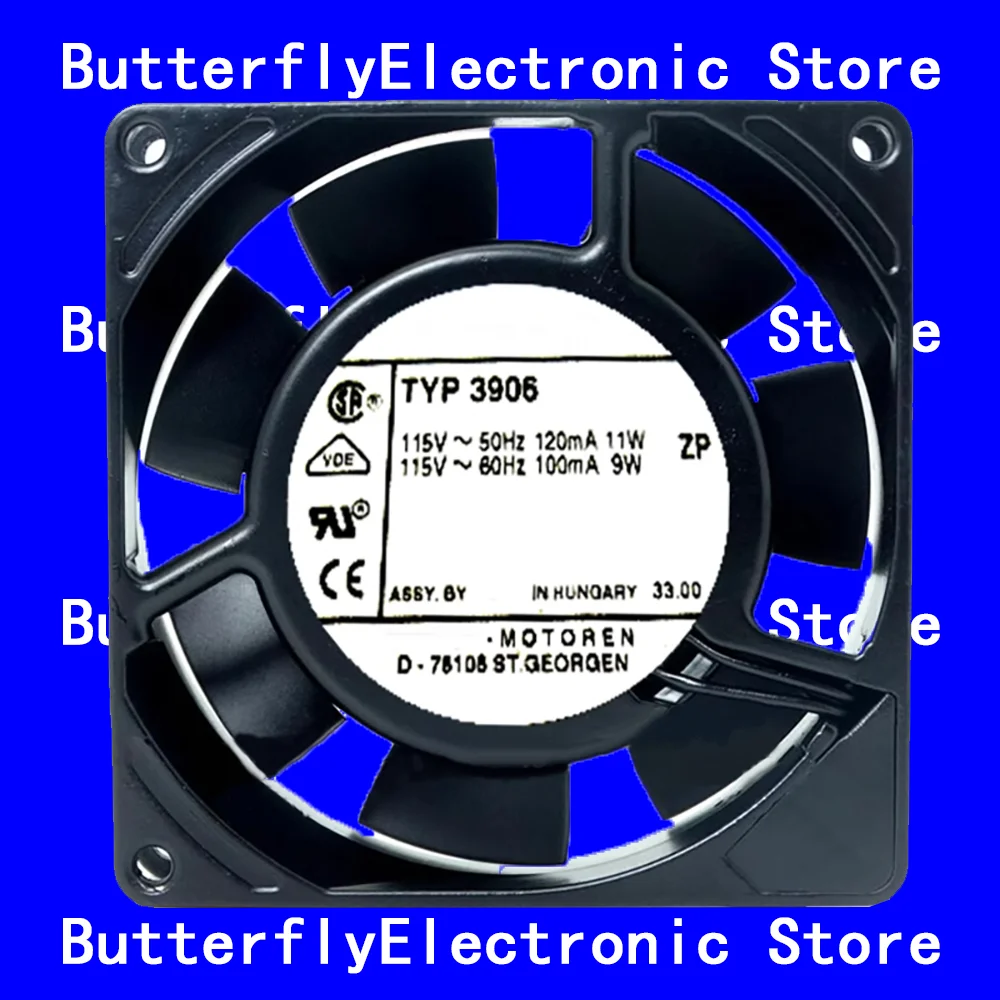 ОРИГИНАЛЬНЫЙ НОВЫЙ ВЕНТИЛЯТОР ОХЛАЖДАЮЩИЙ ТИП 3906 AC 115 В 11 Вт/9 Вт 9225 9 СМ 92*92*25 ММ
ОРИГИНАЛЬНЫЙ НОВЫЙ ВЕНТИЛЯТОР ОХЛАЖДАЮЩИЙ ТИП 3906 AC 115 В 11 Вт/9 Вт 9225 9 СМ 92*92*25 ММ