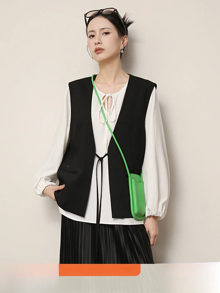 XUS V-Neck Wrap Tank Top Women's Spring Autumn Commute Loose Design Sleeveless Vest Tank Top Polyester Spandex Blend
XUS V-Neck Wrap Tank Top Women's Spring Autumn Commute Loose Design Sleeveless Vest Tank Top Polyester Spandex Blend