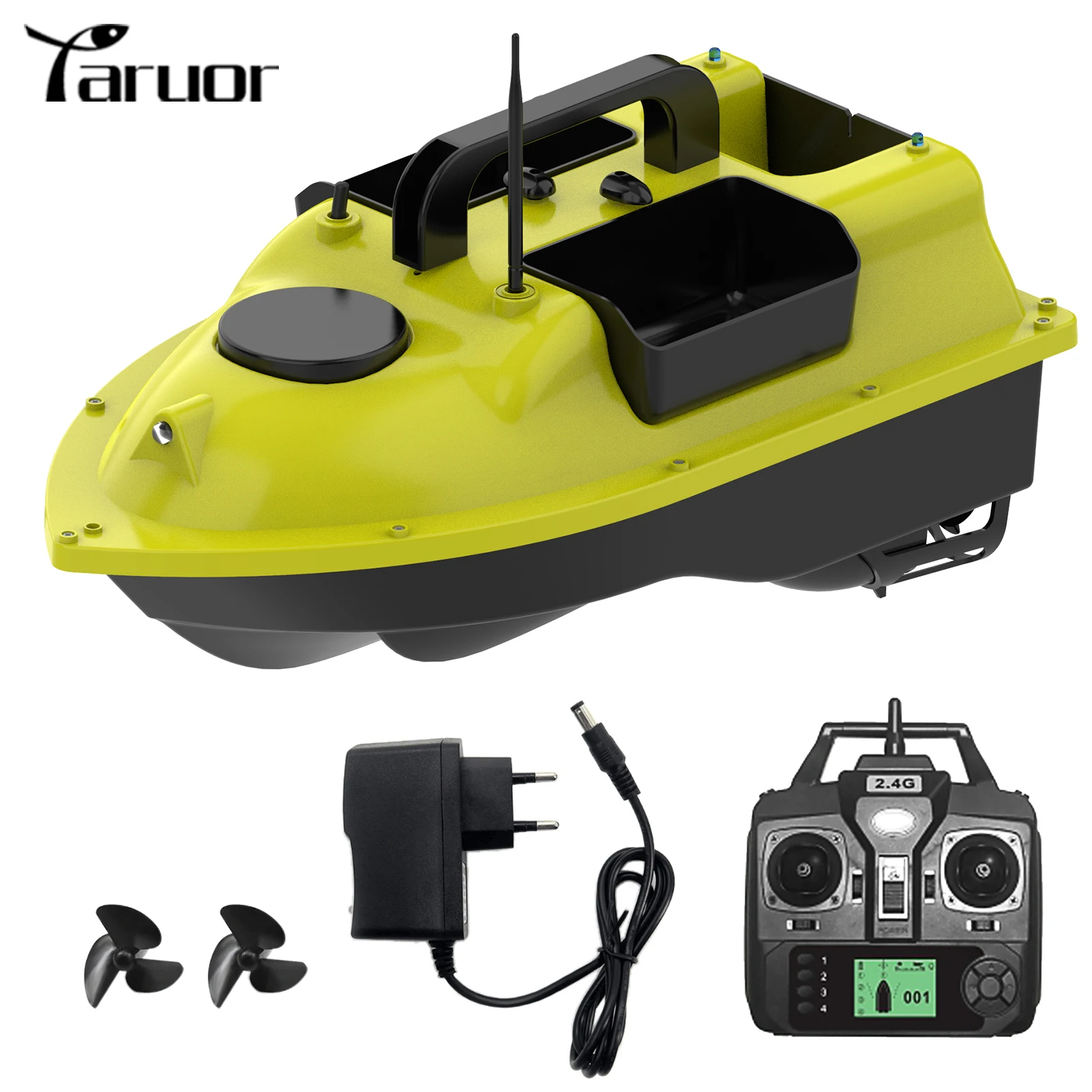 GPS Fishing Bait Boat with 3 Bait Containers Automatic Bait Boat with 400-500M Remote Range
GPS Fishing Bait Boat with 3 Bait Containers Automatic Bait Boat with 400-500M Remote Range