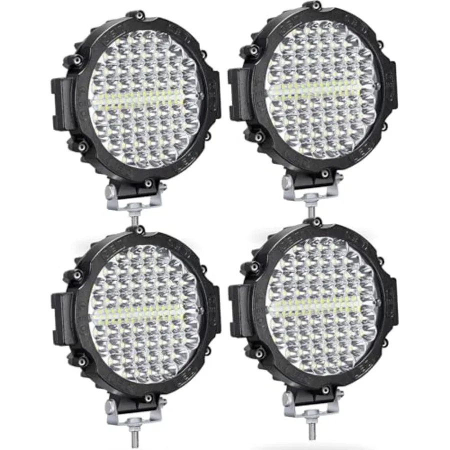 LED Off Road Lights, Round 10W 10000lm 1V-60V LED Work Lights Driving LED Pods for Truck Trailer Boat Ship Golf Cart 36V 48V Wo
LED Off Road Lights, Round 10W 10000lm 1V-60V LED Work Lights Driving LED Pods for Truck Trailer Boat Ship Golf Cart 36V 48V Wo