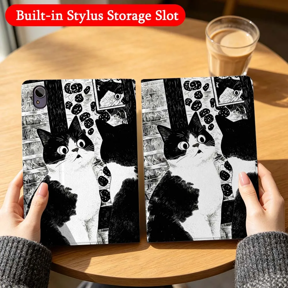 Creative Cat Cartoon For Huawei Matepad M6 10.8 11 11.5S Pro Air SE Honor Tab 8 9 10 V9 X8 X9 X10 Magic Pad GT 2 3 Tablet Case
Creative Cat Cartoon For Huawei Matepad M6 10.8 11 11.5S Pro Air SE Honor Tab 8 9 10 V9 X8 X9 X10 Magic Pad GT 2 3 Tablet Case