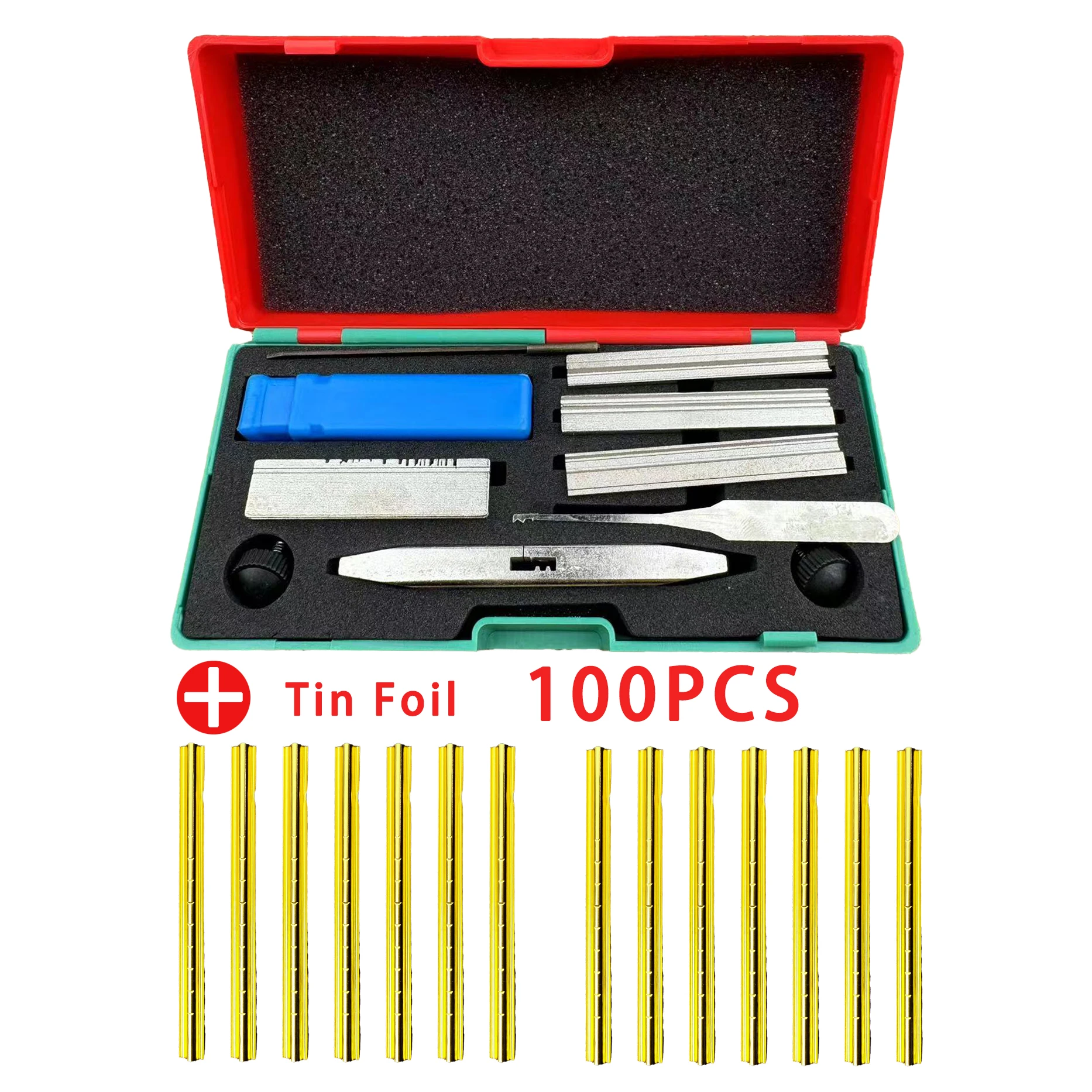 High Quality Boutique Boxed AB Three-head Tin Foil Tools Full Set and Standard Version
High Quality Boutique Boxed AB Three-head Tin Foil Tools Full Set and Standard Version