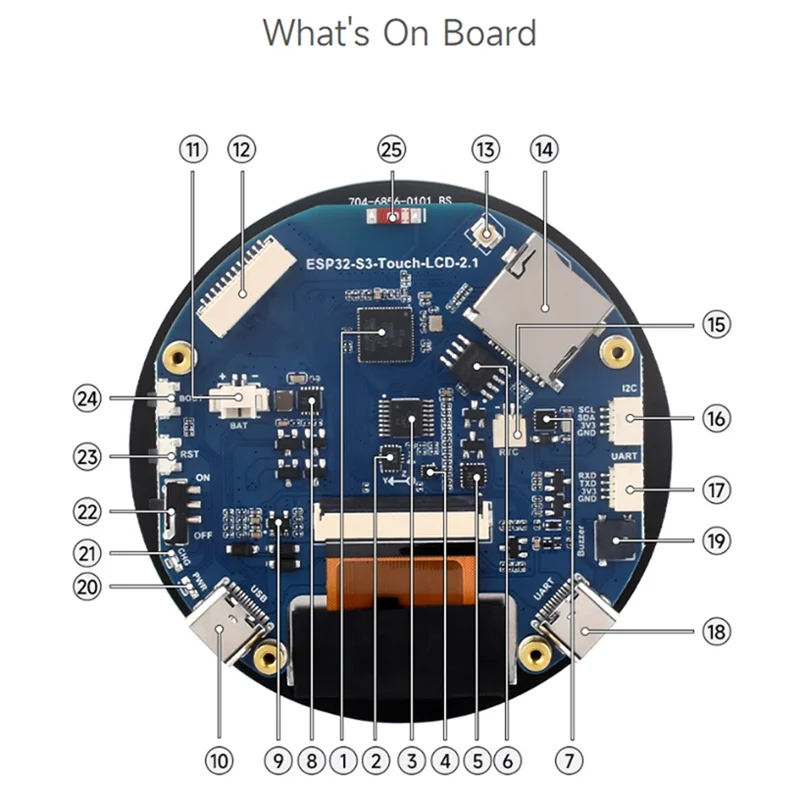 ESP32-S3 2,1-дюймовый емкостный сенсорный дисплей ESP32-S3 Макетная плата ESP32-S3 Плата разработки с 2,1-дюймовым дисплеем-HGSW
ESP32-S3 2,1-дюймовый емкостный сенсорный дисплей ESP32-S3 Макетная плата ESP32-S3 Плата разработки с 2,1-дюймовым дисплеем-HGSW