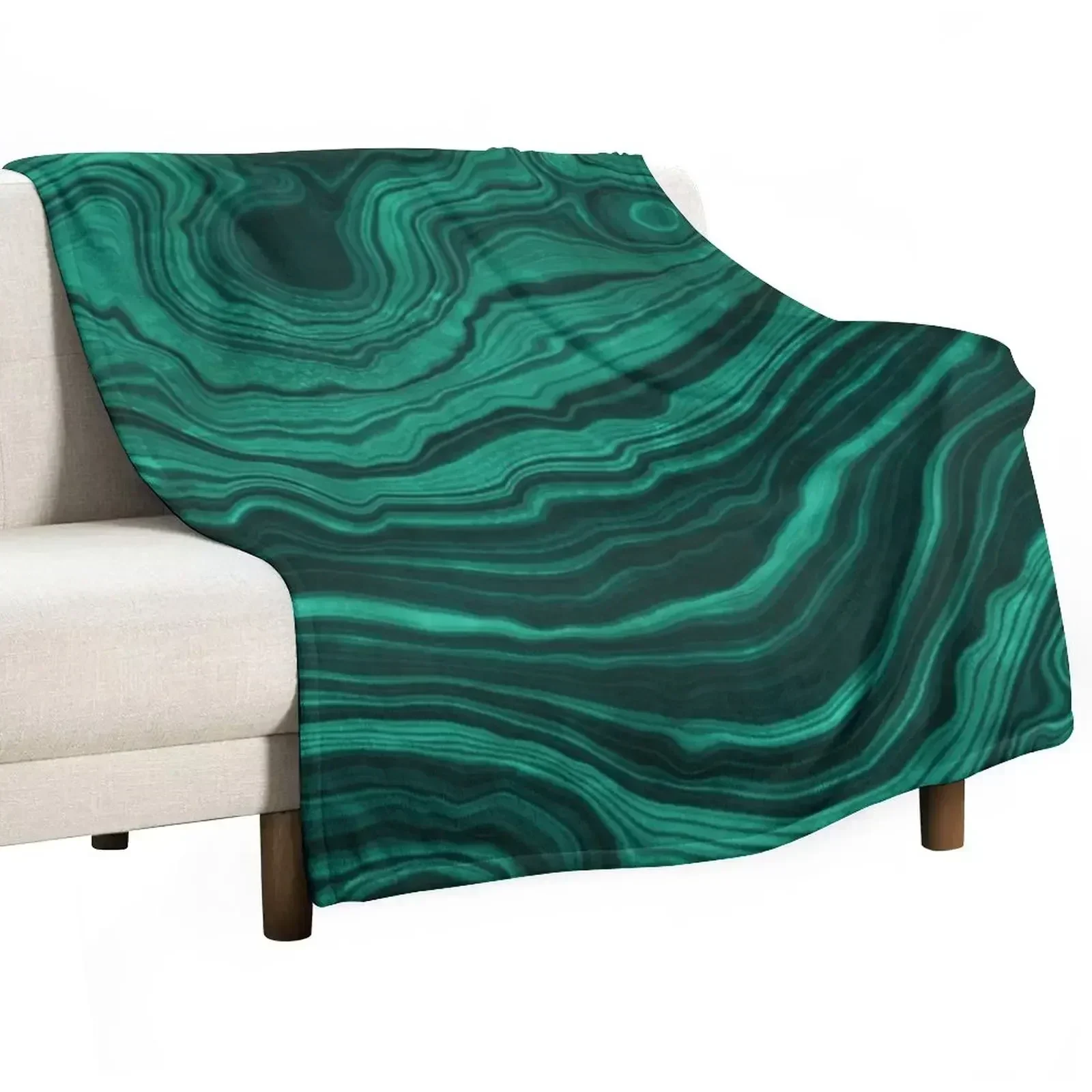 Malachite Texture 01 Throw Blanket Year Round Soft Comfortable Blanket for Home
Malachite Texture 01 Throw Blanket Year Round Soft Comfortable Blanket for Home