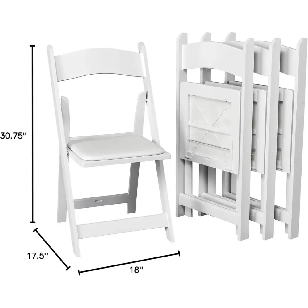 Activity ProductStackable White Resin Folding Chairs - 24 Pack, Lightweight, Indoor/Outdoor, Rental-Quality With Cushioned Seats
Activity ProductStackable White Resin Folding Chairs - 24 Pack, Lightweight, Indoor/Outdoor, Rental-Quality With Cushioned Seats