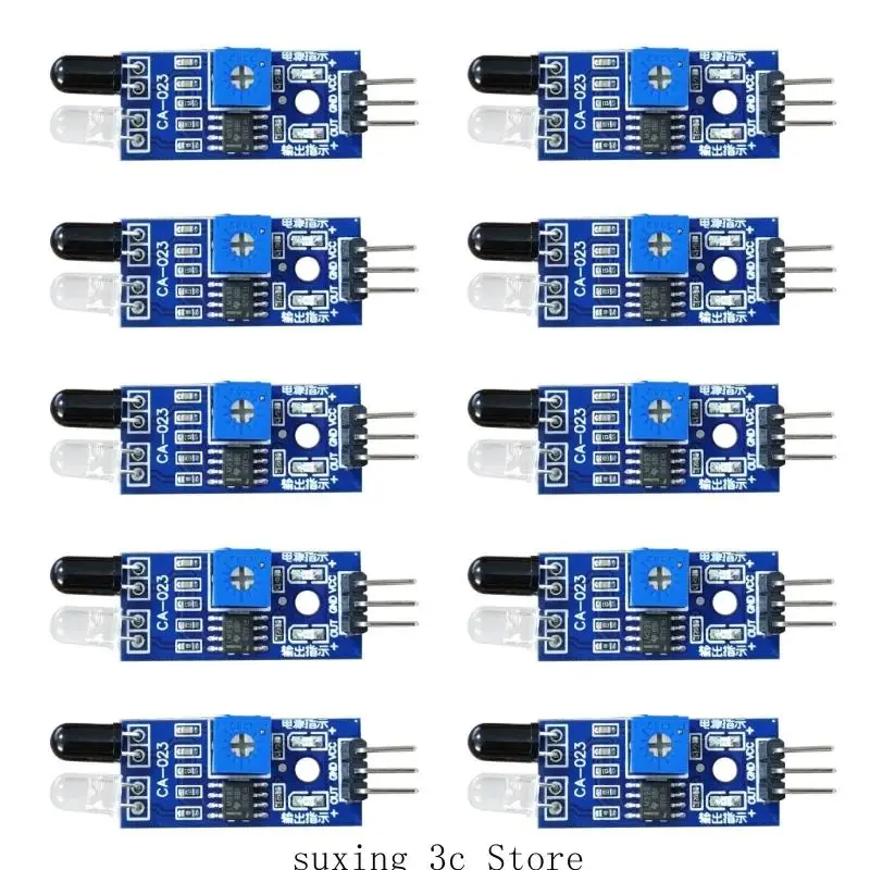 10Pcs IR Reflectance Sensors Obstacle Avoidance Module Tracing Sensors Tracing Module For Intelligent Car Robot
10Pcs IR Reflectance Sensors Obstacle Avoidance Module Tracing Sensors Tracing Module For Intelligent Car Robot