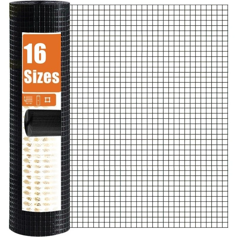 POPULAR.Black Hardware Cloth 1/2 inch 48 x 100 Ft 19-Gauge, Vinyl Coated Wire Mesh Roll, Chicken Wire Fencing, Garden Fen
POPULAR.Black Hardware Cloth 1/2 inch 48 x 100 Ft 19-Gauge, Vinyl Coated Wire Mesh Roll, Chicken Wire Fencing, Garden Fen