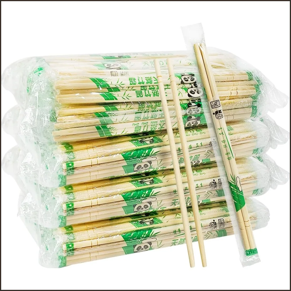 400 Pairs 8 Inch Disposable Bamboo Chopsticks, Individually Wrapped, Separated Sleeves, for Noodles, Sushi, Asian Food
400 Pairs 8 Inch Disposable Bamboo Chopsticks, Individually Wrapped, Separated Sleeves, for Noodles, Sushi, Asian Food