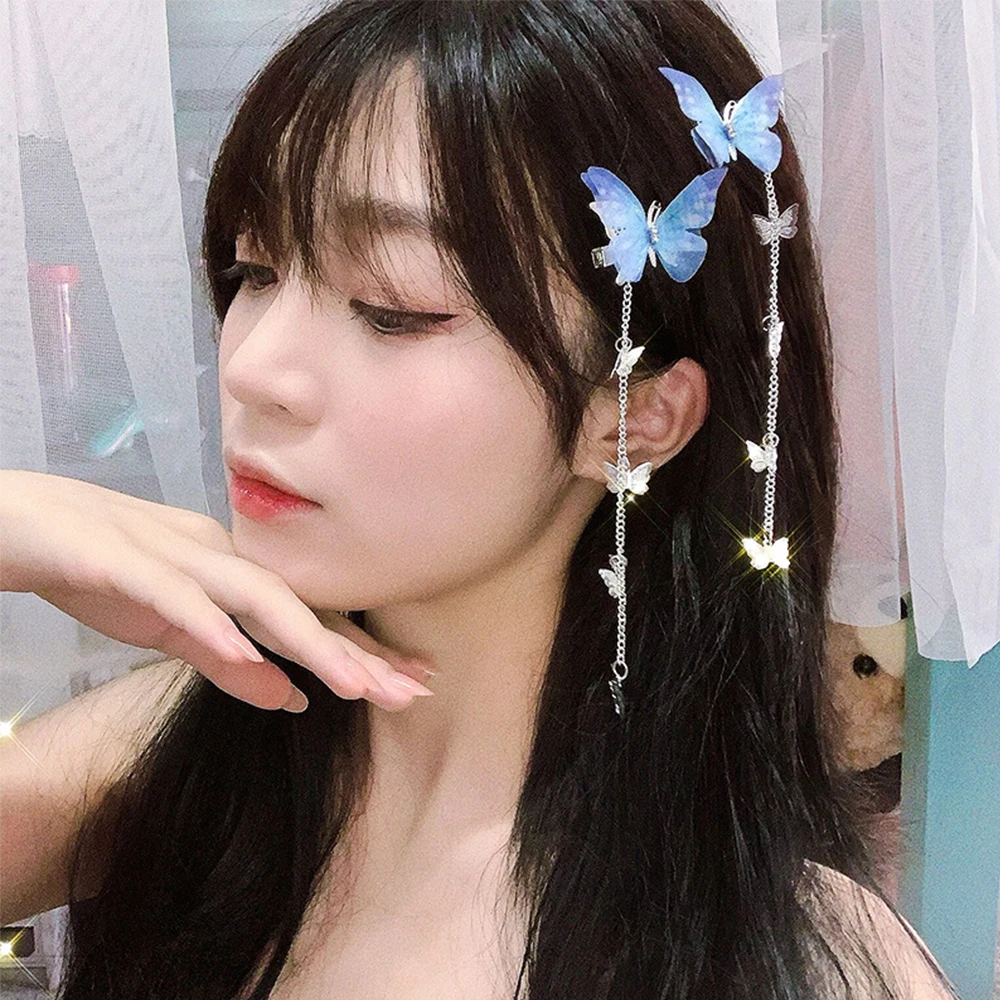 Ancient Ornaments 1Pair Women Butterfly Girls Tassel Hanfu Headdress Butterfly Hairpin Hair Accessories Antique Hair Clip
Ancient Ornaments 1Pair Women Butterfly Girls Tassel Hanfu Headdress Butterfly Hairpin Hair Accessories Antique Hair Clip