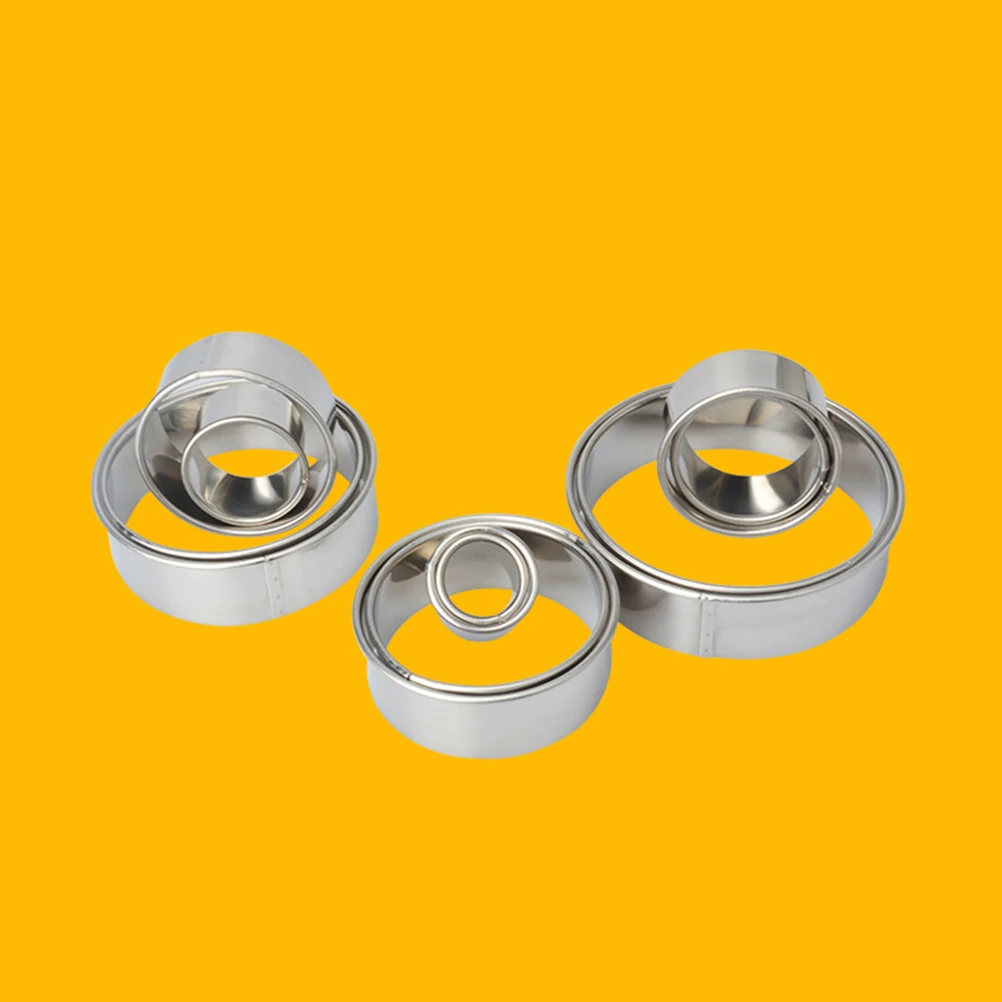 12Pcs Stainless Steel Mousse Circle Set Double Rolled Edges Safe Cake Mould Baking Tool Stainless Steel Tool
12Pcs Stainless Steel Mousse Circle Set Double Rolled Edges Safe Cake Mould Baking Tool Stainless Steel Tool