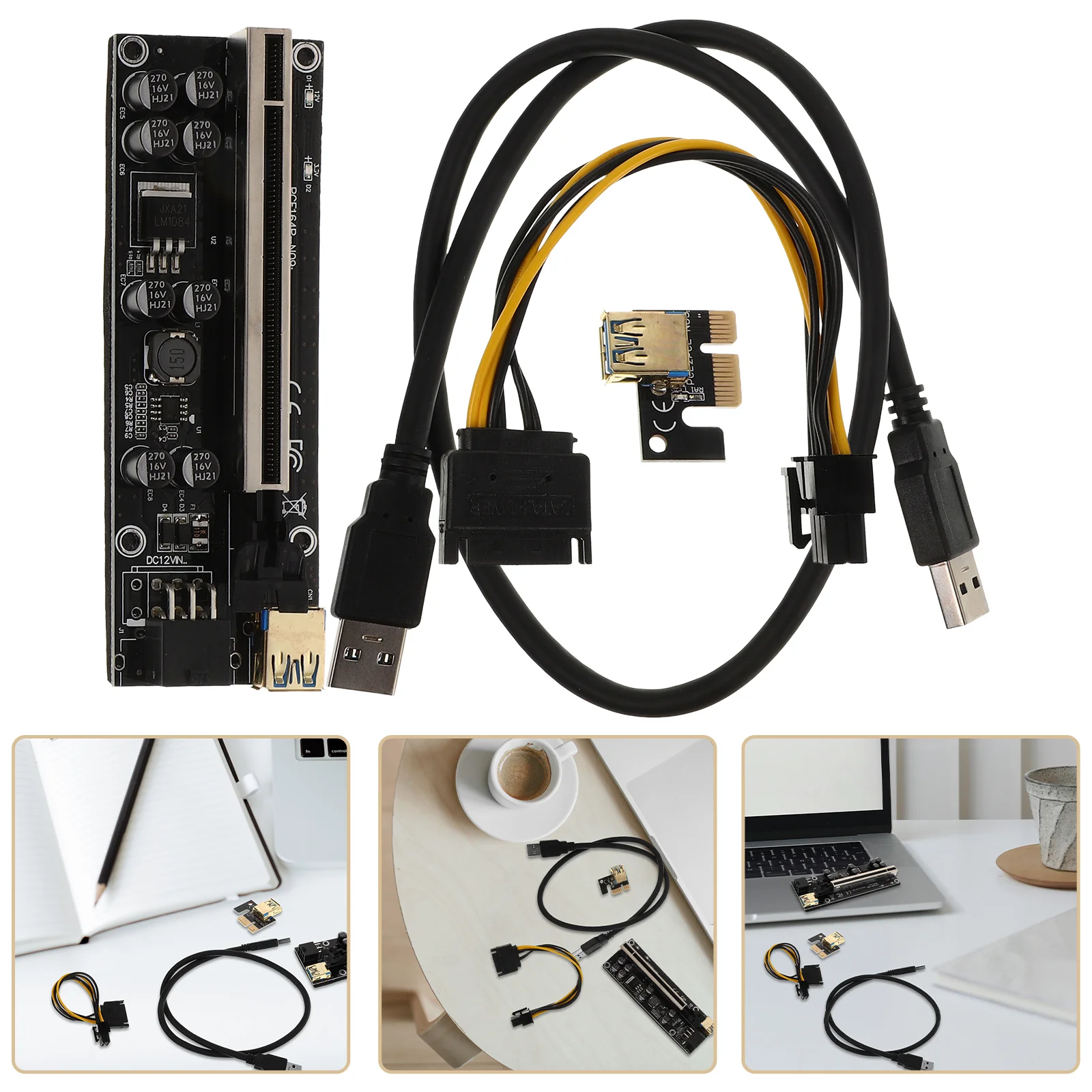 Graphics Card Extension Cable Gpu Computer Copper Power Cord Holders for Cables
Graphics Card Extension Cable Gpu Computer Copper Power Cord Holders for Cables