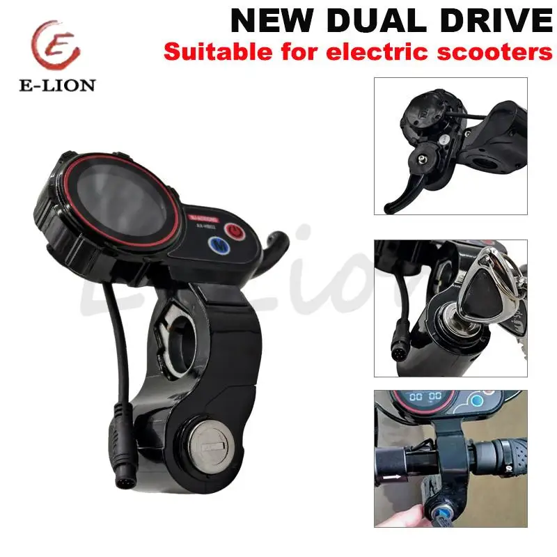 Electric Scooter Instrument NJAX-T NJ AOXIONG Instrument Panel Finger Throttle Suitable for Cool M4 NJ AOXING Accessories
Electric Scooter Instrument NJAX-T NJ AOXIONG Instrument Panel Finger Throttle Suitable for Cool M4 NJ AOXING Accessories