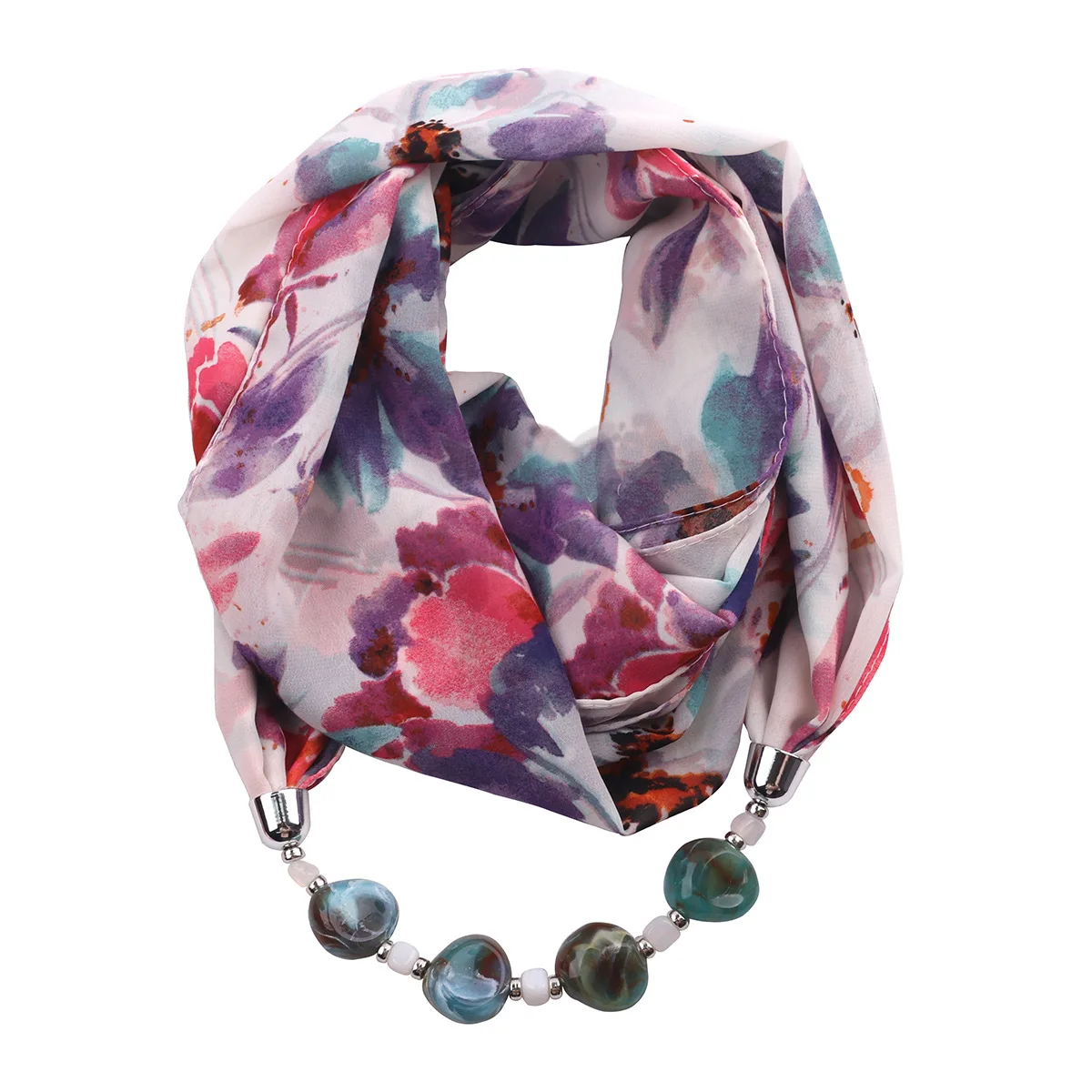 Women Print Chiffon Scarf Statement Necklace Pendant Boho Neckerchief Foulard Femme Accessories Hijab Scarf
Women Print Chiffon Scarf Statement Necklace Pendant Boho Neckerchief Foulard Femme Accessories Hijab Scarf