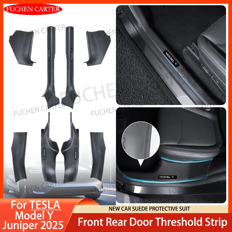 Защитная накладка на пороги для Tesla New Model Y Juniper 2025, передняя и задняя, из АБС-пластика, водонепроницаемая, с защитой от царапин и ударов
Защитная накладка на пороги для Tesla New Model Y Juniper 2025, передняя и задняя, из АБС-пластика, водонепроницаемая, с защитой от царапин и ударов
