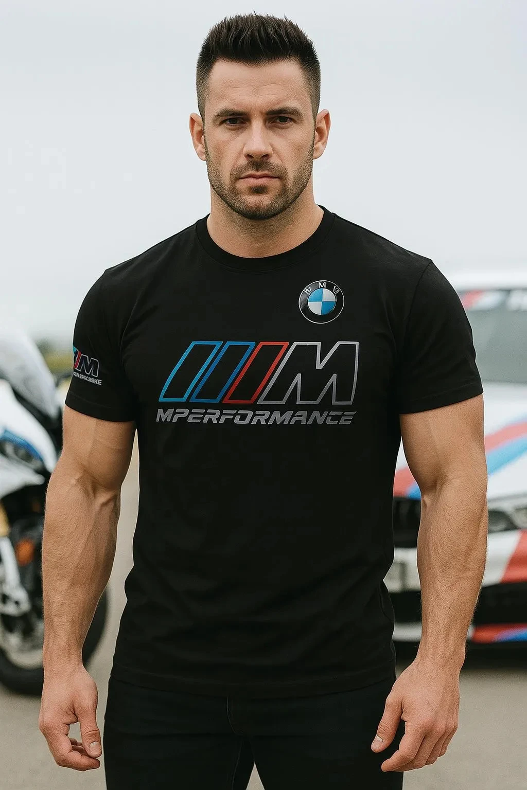 Футболка BMW Racing для мужчин и женщин, летняя модная повседневная спортивная рубашка, черный дышащий быстросохнущий топ с 3D сеткой большого размера
Футболка BMW Racing для мужчин и женщин, летняя модная повседневная спортивная рубашка, черный дышащий быстросохнущий топ с 3D сеткой большого размера