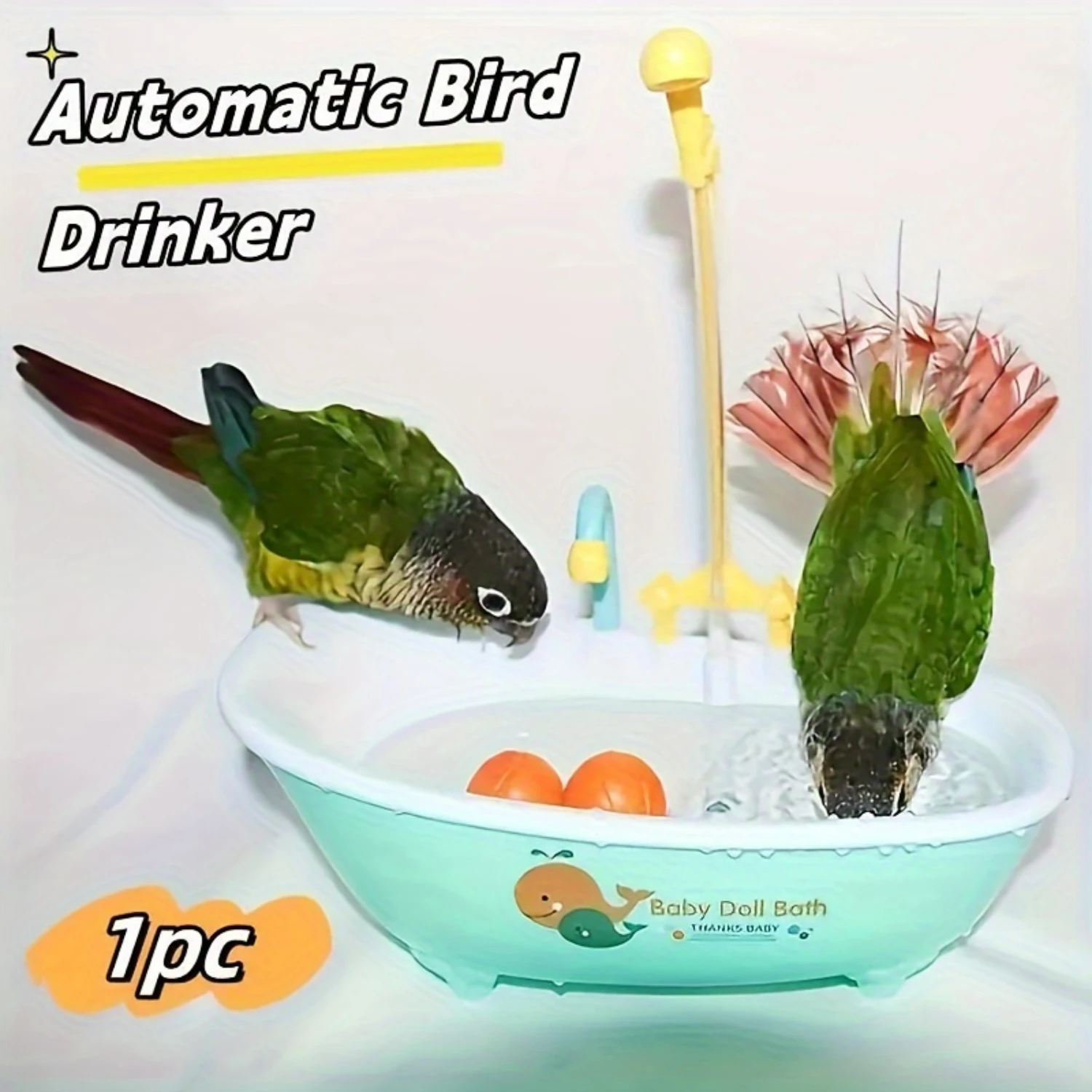 Pet Bird Parrot Automatic Bathtub, Bath Supplies
Pet Bird Parrot Automatic Bathtub, Bath Supplies
