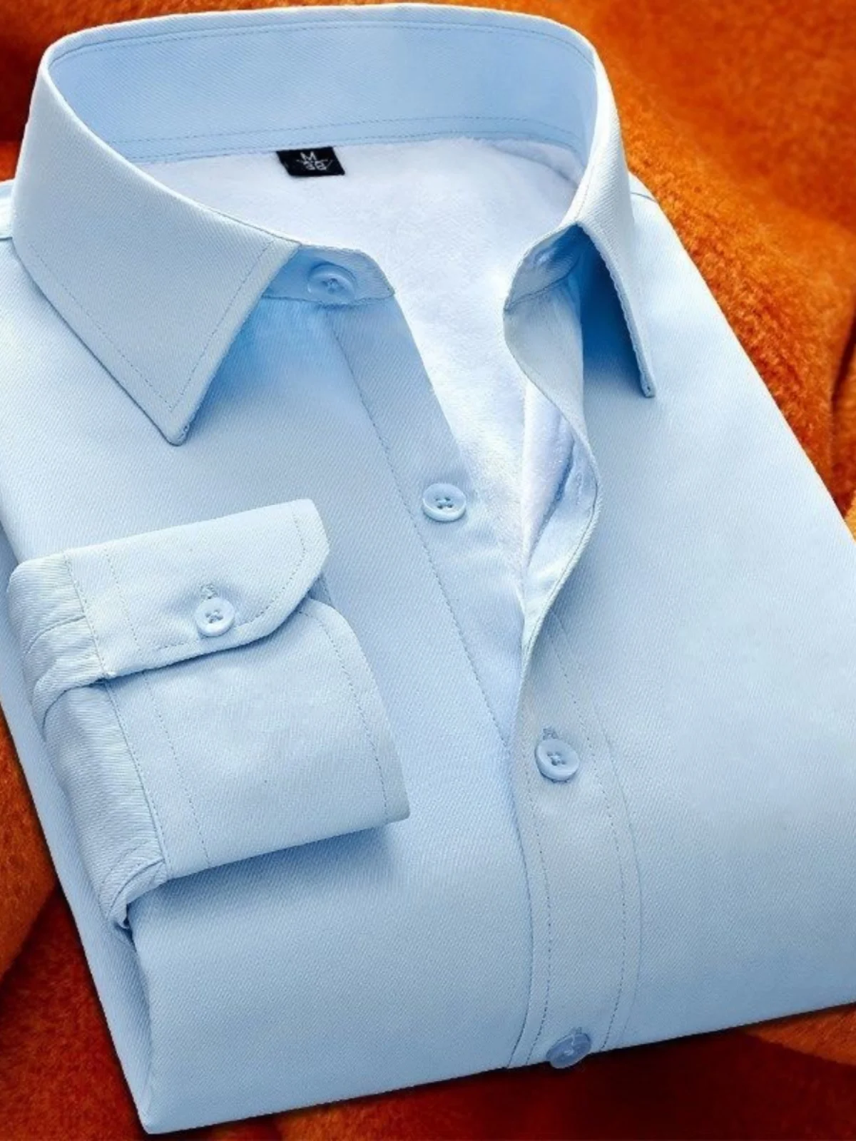 Men's Thiened Fce Long Sve irt Busin Casual Pure Color Workwear Warm Winter irt Wear Resistant irt
Men's Thiened Fce Long Sve irt Busin Casual Pure Color Workwear Warm Winter irt Wear Resistant irt