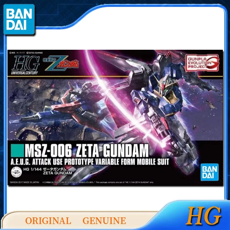 Bandai Original Genuine In Stock HG 1/144 MSZ-006 ZETA GUNDAM Anime Action Figures Toys Gift Assembly Model Ornaments
Bandai Original Genuine In Stock HG 1/144 MSZ-006 ZETA GUNDAM Anime Action Figures Toys Gift Assembly Model Ornaments