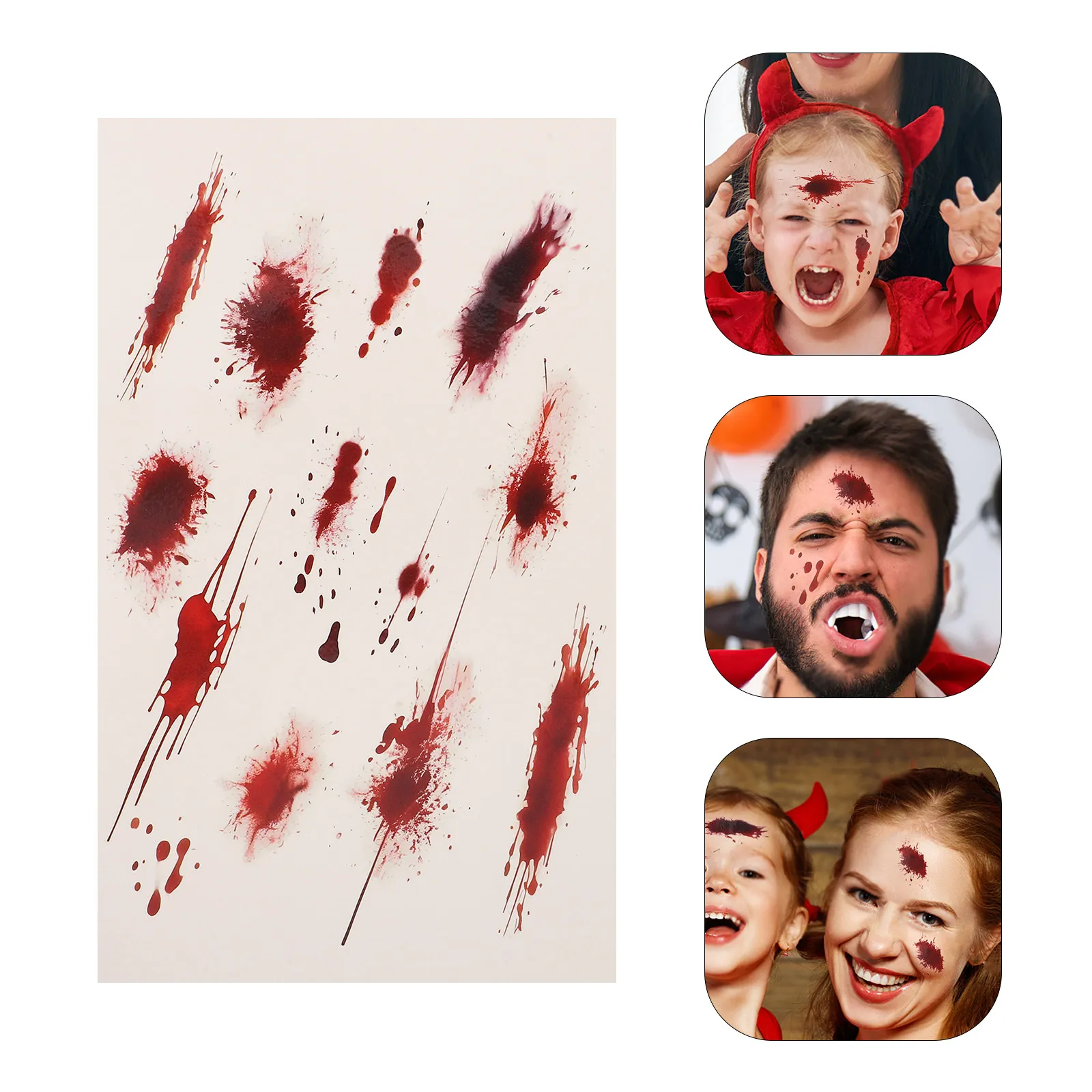 6Pcs Realistic Fake Wound Stickers Temporary Scar Decals for Halloween Costume Makeup Theatrical Body Performance
6Pcs Realistic Fake Wound Stickers Temporary Scar Decals for Halloween Costume Makeup Theatrical Body Performance