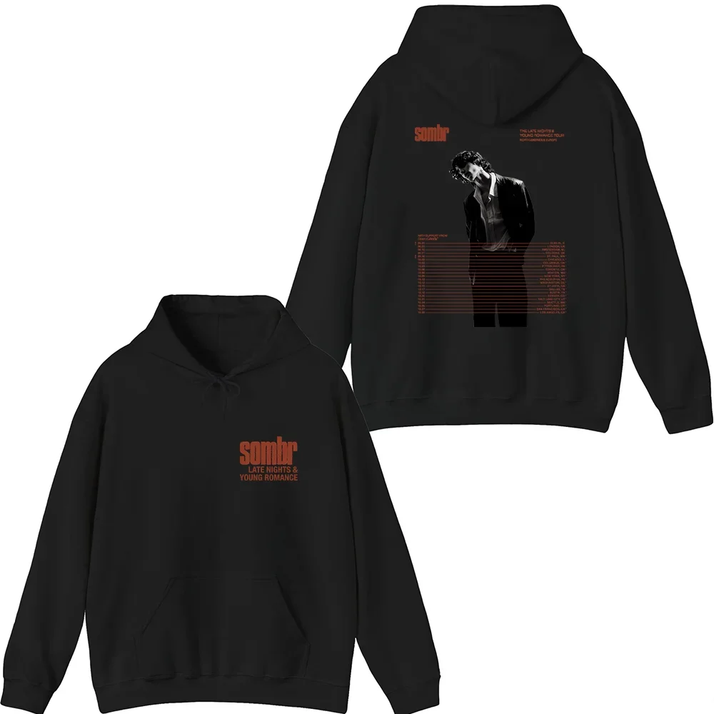 Sombr Merch The Late Nights Young Romance Tour Hoodie Men Women Long Sleeve Pullover Tops
Sombr Merch The Late Nights Young Romance Tour Hoodie Men Women Long Sleeve Pullover Tops