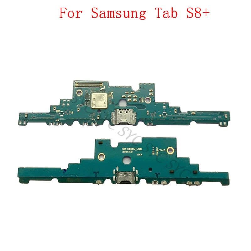 USB Charging Connector Port Board Flex Cable For Samsung Tab S8+ X800 X806 Charging Port Repair Parts
USB Charging Connector Port Board Flex Cable For Samsung Tab S8+ X800 X806 Charging Port Repair Parts