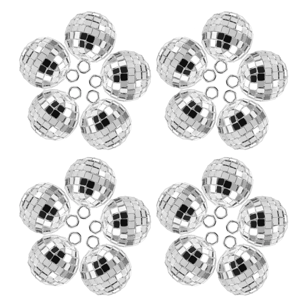 30 Pcs Retro Pendant Disco Ball Charm Mini Plastic Accessories Craft Supplies Elegant Keychain Vintage Decor
30 Pcs Retro Pendant Disco Ball Charm Mini Plastic Accessories Craft Supplies Elegant Keychain Vintage Decor