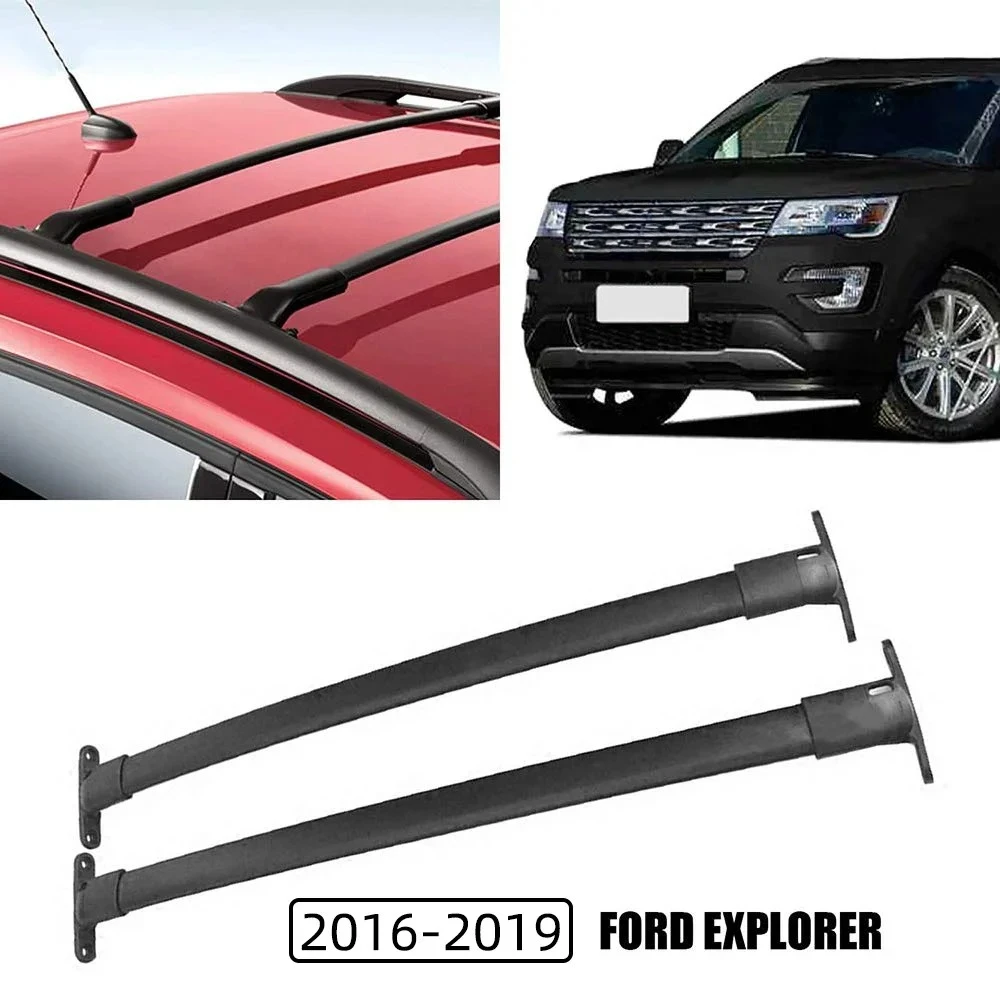 2Pcs Roof Bars for Ford Explorers Explorer 2016-2019 5TH SUV Aluminum Alloy Side Bars Cross Rails Roof Rack Luggage Carrier
2Pcs Roof Bars for Ford Explorers Explorer 2016-2019 5TH SUV Aluminum Alloy Side Bars Cross Rails Roof Rack Luggage Carrier