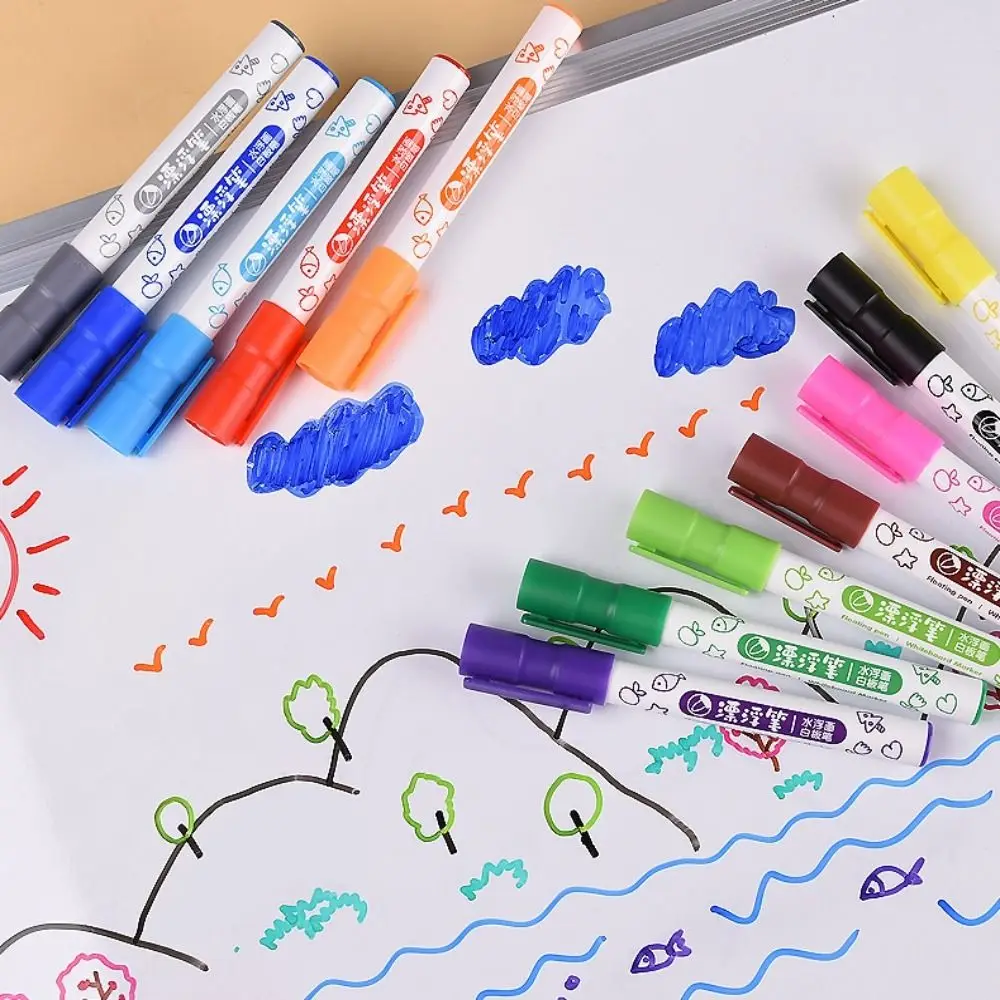 Erasable Water Floating Painting Brush Interesting Whiteboard Pen Painting Pen Toys Education Toy Colorful
Erasable Water Floating Painting Brush Interesting Whiteboard Pen Painting Pen Toys Education Toy Colorful