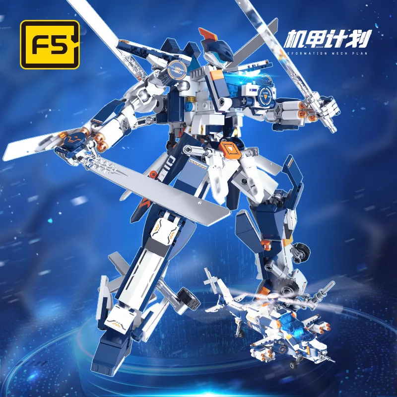 Transforming and assembling building block toys reinstalling mecha armed helicopters rocket cars ornaments boys birthday gifts
Transforming and assembling building block toys reinstalling mecha armed helicopters rocket cars ornaments boys birthday gifts