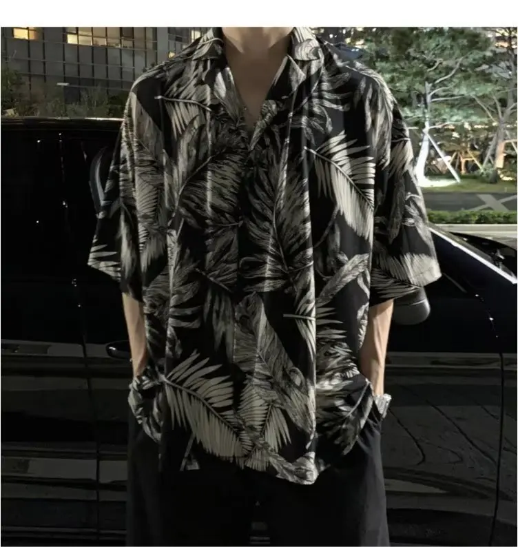 Мужская летняя свободная повседневная рубашка больших размеров, тонкая, для подростков, модная и стильная верхняя одежда
Мужская летняя свободная повседневная рубашка больших размеров, тонкая, для подростков, модная и стильная верхняя одежда