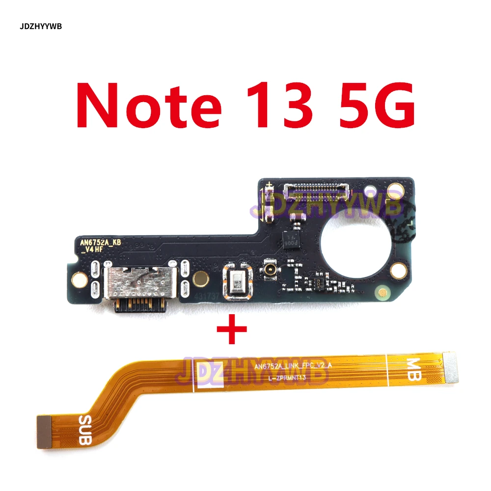USB Charging Board Dock Port Connector Main Board Motherboard Mother Flex Cable Replacement For Xiaomi Redmi Note 13 5G Note13
USB Charging Board Dock Port Connector Main Board Motherboard Mother Flex Cable Replacement For Xiaomi Redmi Note 13 5G Note13
