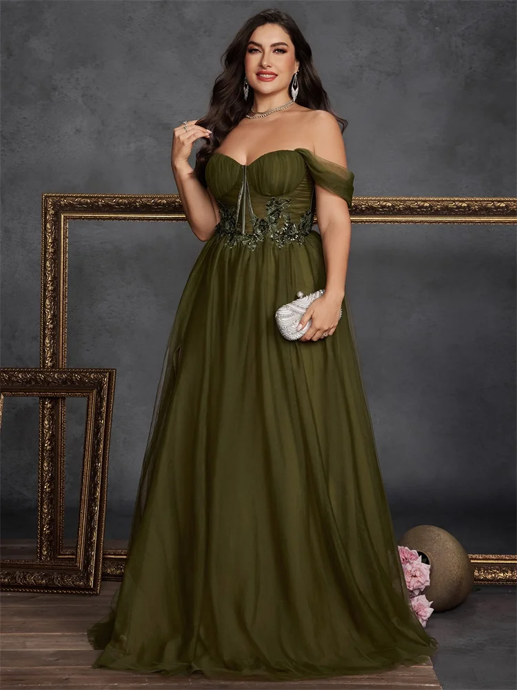 BLUEPLUM Plus Size Elegant Sleeveless Tulle Slit Evening Dresses Long Luxury Mermaid Formal Bridesmaid Party Maxi Prom Gowns
BLUEPLUM Plus Size Elegant Sleeveless Tulle Slit Evening Dresses Long Luxury Mermaid Formal Bridesmaid Party Maxi Prom Gowns