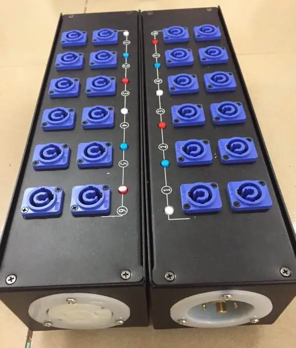 Горячая распродажа 2023 года, блок питания Powercon Split с 19-контактным входом Socapex для выхода Powercon, распределительная коробка электропитания
Горячая распродажа 2023 года, блок питания Powercon Split с 19-контактным входом Socapex для выхода Powercon, распределительная коробка электропитания