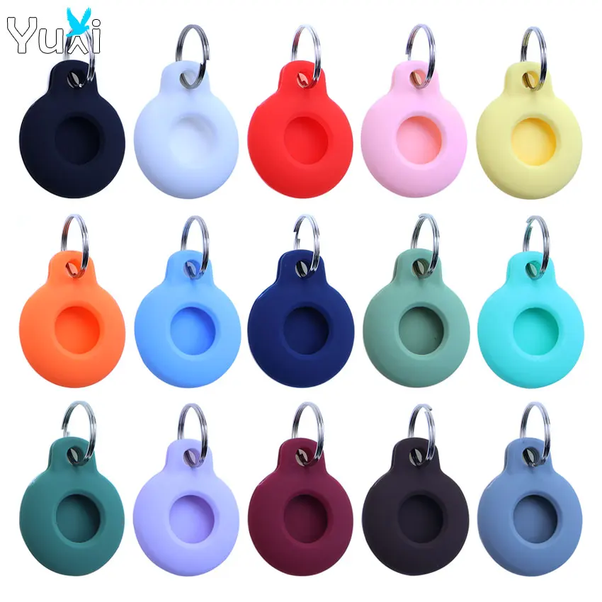 YuXi 1 Piece Silicone Case For Airtag Holder with Keychain Protective Shell Tracker Accessories For Air Tag Anti-drop Key Chain
YuXi 1 Piece Silicone Case For Airtag Holder with Keychain Protective Shell Tracker Accessories For Air Tag Anti-drop Key Chain