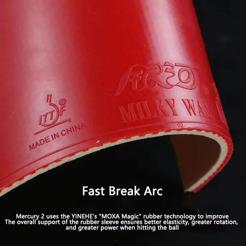 YINHE Blue Table Tennis Rubber Sheet MERCURY II Pimples-in Sticky Blue Ping Pong Rubber Arc Fast Attack for Beginner Train
YINHE Blue Table Tennis Rubber Sheet MERCURY II Pimples-in Sticky Blue Ping Pong Rubber Arc Fast Attack for Beginner Train