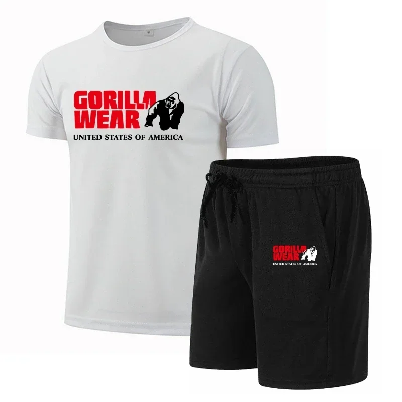 2025 Summer Casual T-shirt+Shorts 2-piece T-shirt Quick Drying Set Gorilla Printed Short Sleeve Set for Men and Women
2025 Summer Casual T-shirt+Shorts 2-piece T-shirt Quick Drying Set Gorilla Printed Short Sleeve Set for Men and Women
