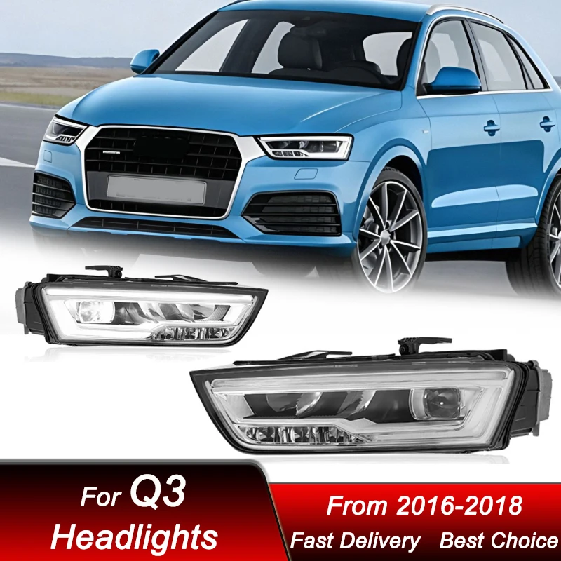 Hot Car Led Headlights For Audi Q3 16-18 new style full LED Assembly Upgrade High Configure Projector Lens Accessories Kit
Hot Car Led Headlights For Audi Q3 16-18 new style full LED Assembly Upgrade High Configure Projector Lens Accessories Kit