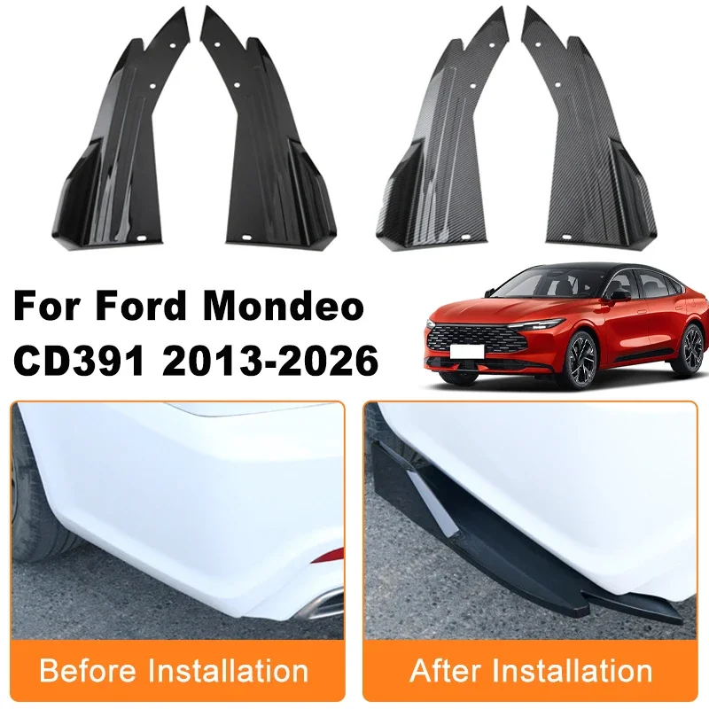 Car Rear Bumper Spoiler Lip Diffuser Side Skirt Splitter Wrap Angle Anti-Crash Protection For Ford Mondeo CD391 2013-2026 2014
Car Rear Bumper Spoiler Lip Diffuser Side Skirt Splitter Wrap Angle Anti-Crash Protection For Ford Mondeo CD391 2013-2026 2014
