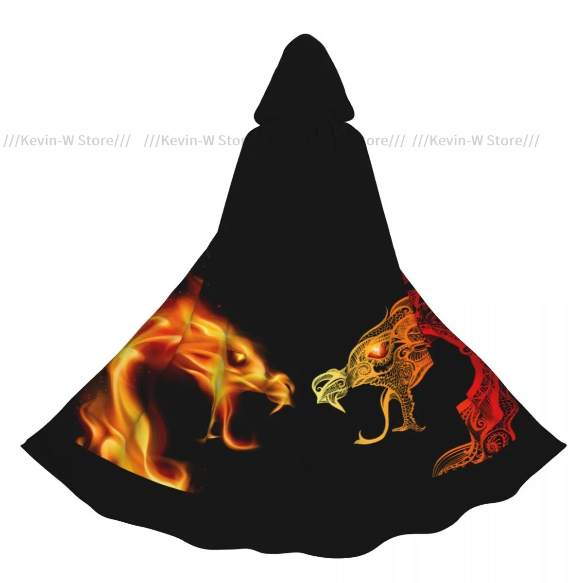 Hooded Cloak Unisex Cloak with Hood Two Fire Dragon Heads Cloak Vampire Witch Cape Cosplay Costume
Hooded Cloak Unisex Cloak with Hood Two Fire Dragon Heads Cloak Vampire Witch Cape Cosplay Costume
