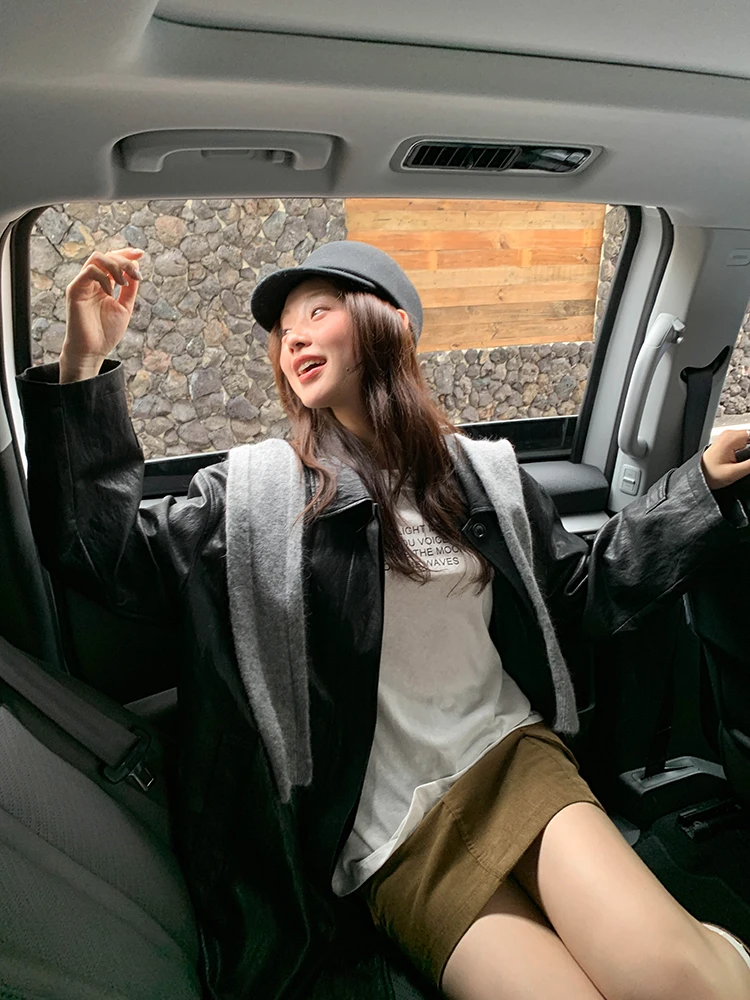 Bla Leather Jaet Women's Spring 2026 New High-End Sensation Super Sli Motorcycle Clothes Leather Jaet Top
Bla Leather Jaet Women's Spring 2026 New High-End Sensation Super Sli Motorcycle Clothes Leather Jaet Top