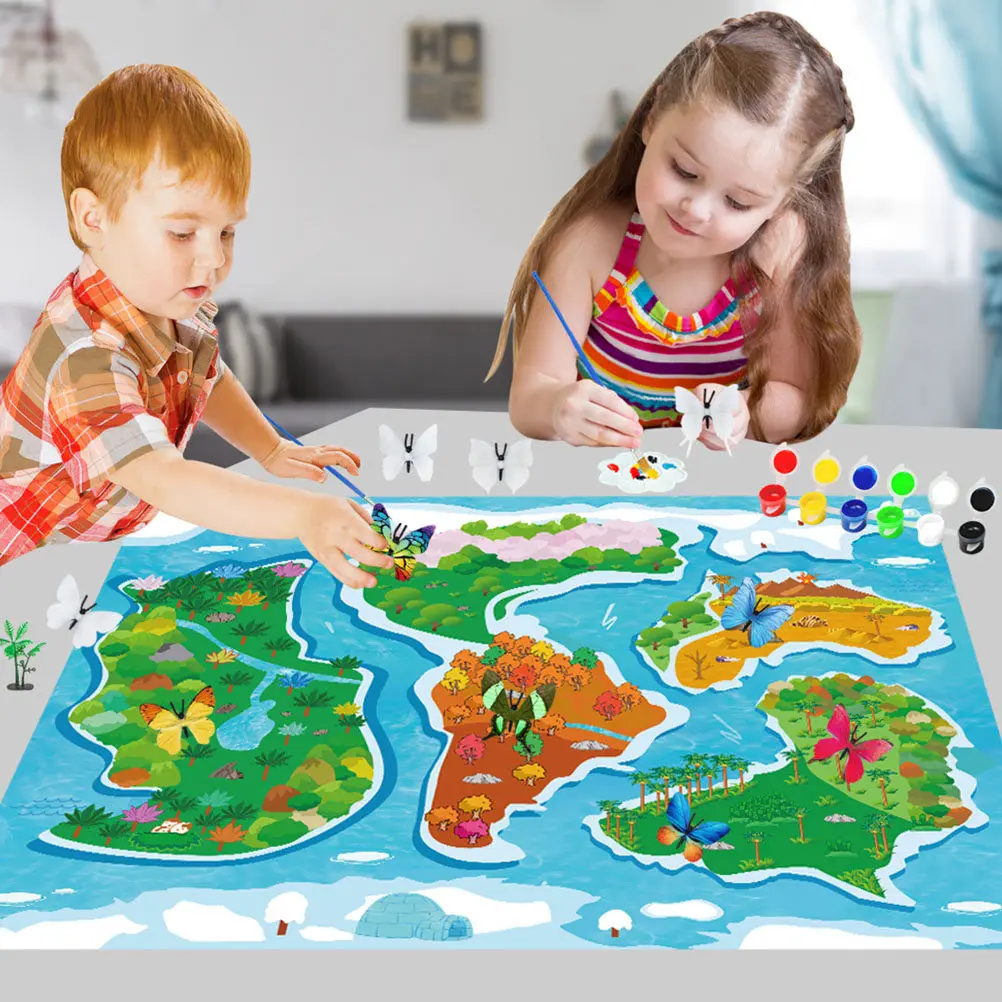 1Set DIY Painting Butterflies Creative Arts Crafts Set Kids Drawing Supplies for Parent-Child Interaction and Imagination
1Set DIY Painting Butterflies Creative Arts Crafts Set Kids Drawing Supplies for Parent-Child Interaction and Imagination