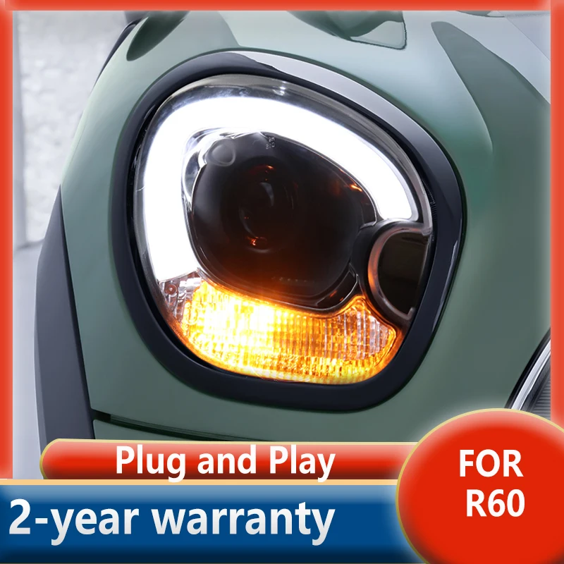Head Lamp for MINI R60 Headlights Countryman LED 2007-2016 Headlight DRL LED Projector Beam Accessories
Head Lamp for MINI R60 Headlights Countryman LED 2007-2016 Headlight DRL LED Projector Beam Accessories