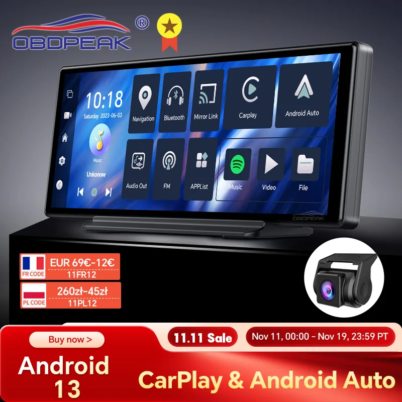 T30 10,26 AI-экран Видеорегистратор Android 13, система Carplay Android AUTO 5G WIFI GPS-навигация Зеркало заднего вида Видеорегистратор
T30 10,26 AI-экран Видеорегистратор Android 13, система Carplay Android AUTO 5G WIFI GPS-навигация Зеркало заднего вида Видеорегистратор