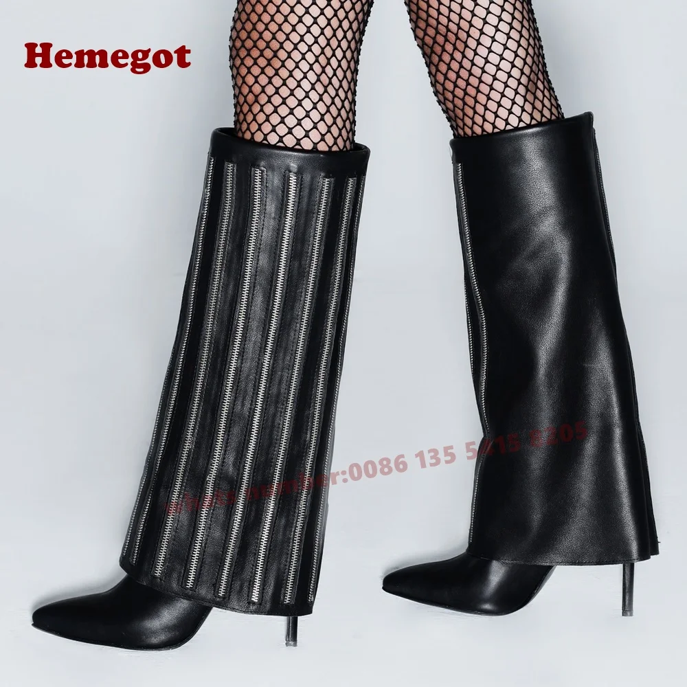 Высокие сапоги до колена с декором на молнии, женские зимние ботинки на шпильке с острым носком, черная глянцевая роскошная обувь, пикантная обувь
Высокие сапоги до колена с декором на молнии, женские зимние ботинки на шпильке с острым носком, черная глянцевая роскошная обувь, пикантная обувь